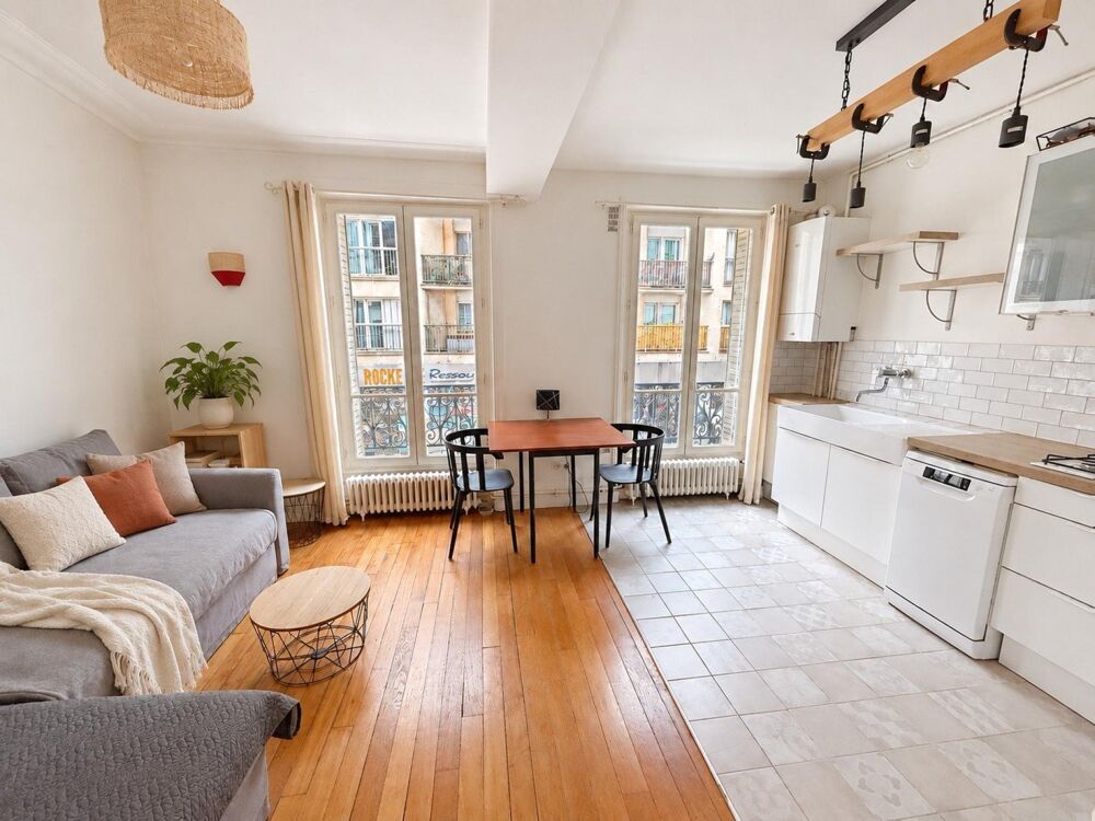 Vente Appartement Père-Lachaise - Deux-pièces de 35m2, charme de l'ancien et faibles charges Paris 11