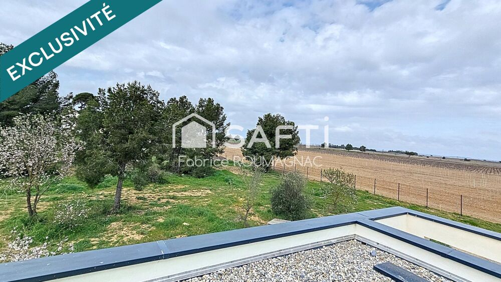 A Vendres villa de 148 m² quatre chambres, garage, piscine sur une parcelle de 627 m²
