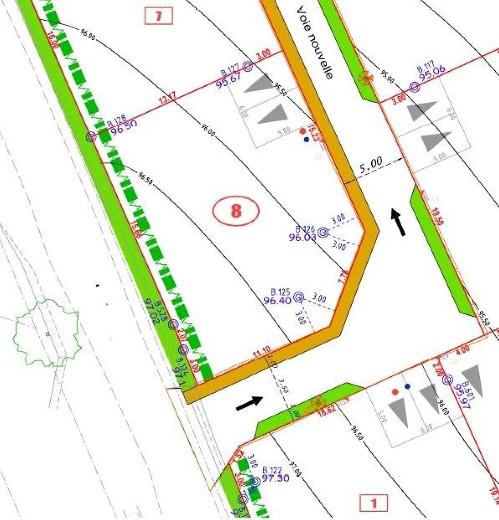 Vente Terrain Terrain à bâtir de 323 m² – Viabilisé & Libre de constructeur – Dans un mini-lotissement intimiste sans mitoyenneté ! Goven