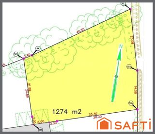  Terrain � vendre 1274 m�