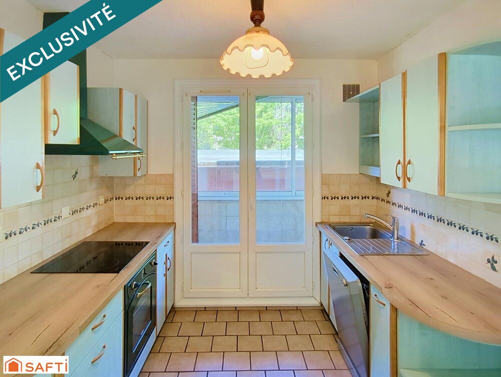 Appartement 4 pièces 60m² + loggia fermée et cave