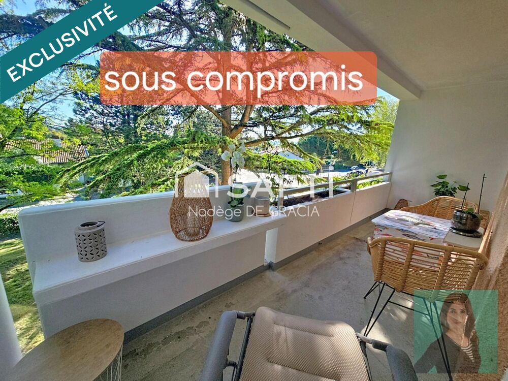 Grand appartement T3bis /4 centre castanet avec cellier + parking