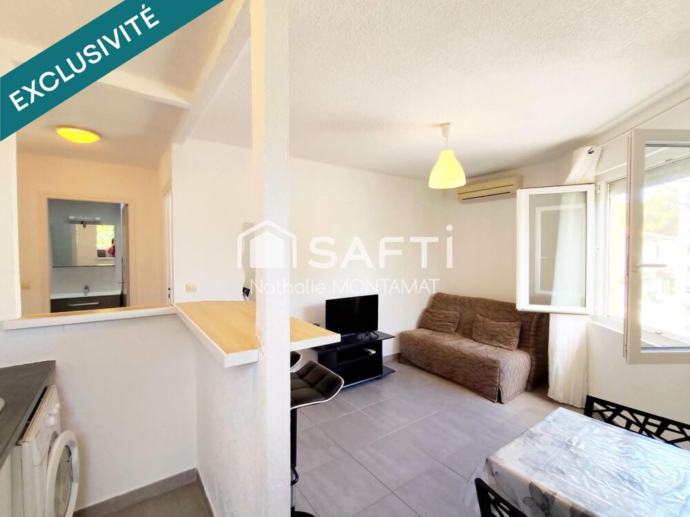 Vente Appartement Canet Village,Charmant T2 rénové de 29m²,1er étage Canet-en-roussillon