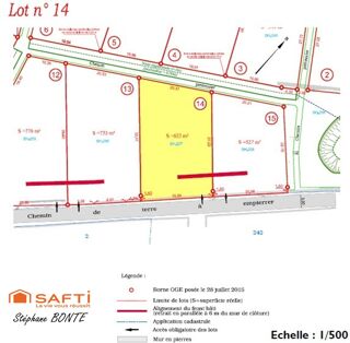  Terrain à vendre 622 m²