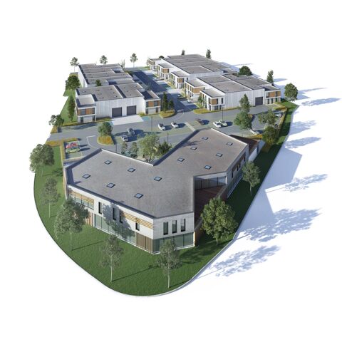 Location b&acirc;timent avec bureaux et entrep&ocirc;t 2075 62180 Rang-du-fliers