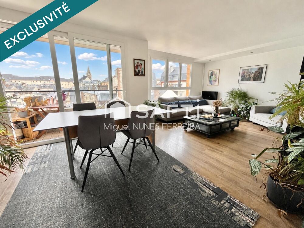 Appartement 4 chambres avec balcon et place de parking