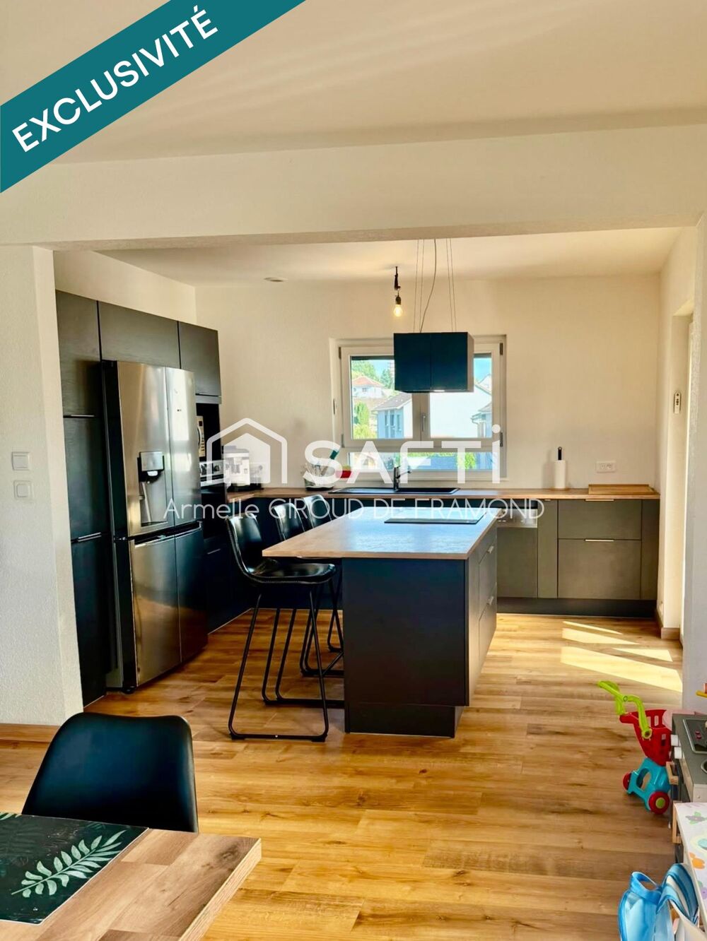 Vente Maison COUP DE CŒUR – A MORSCHWILLER-LE-BAS, MAISON FAMILIALE ENTIÈREMENT RÉNOVÉE de 130 m2 et 145 m2 utile, LUMINEUSE, AU CALME, ET VU Morschwiller-le-bas