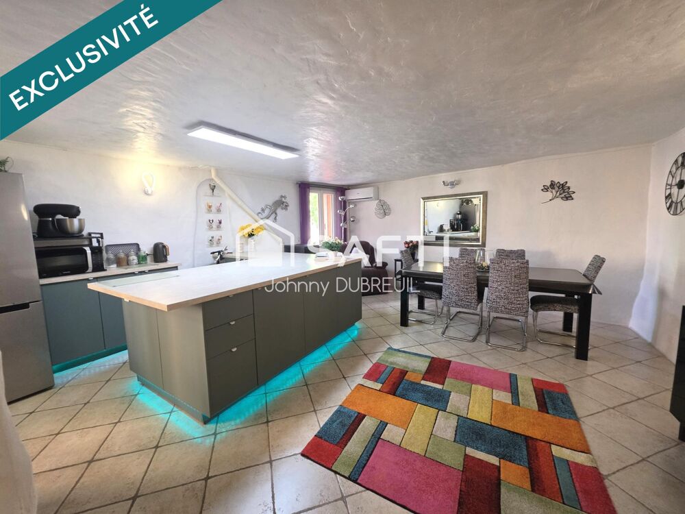 Vente Maison PIGNANS – MAISON DE VILLAGE T4, GRAND GARAGE DE 50M2, LUMINEUSE, CLIMATISATION Pignans