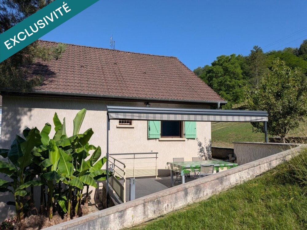 Maison individuelle de 80 m² avec 3 chambres sur 1 346 m² de terrain, sous-sol et terrasse , Secteur calme