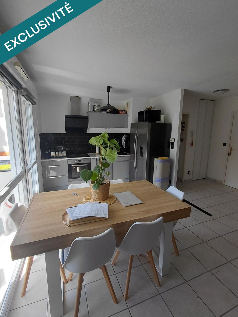 COURNON, T2 de 42 m2 avec balcon au 1 er étage