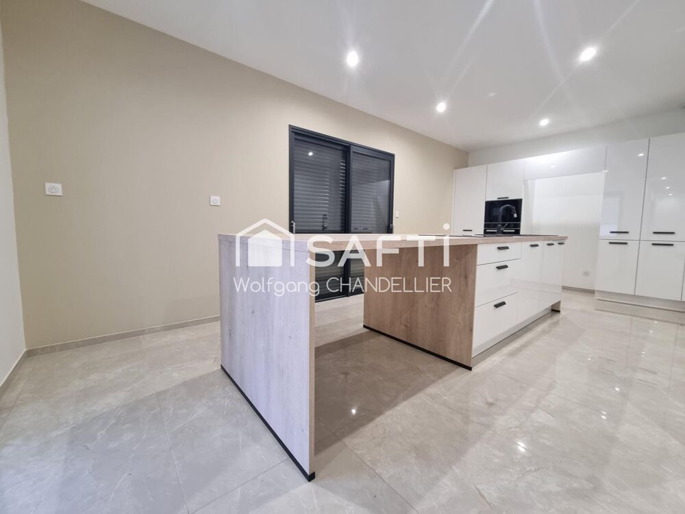 Maison de plain pied construite en 2022.