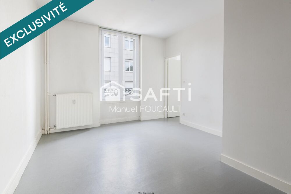 Appartement 1 pièce de 22 m2 au 1er étage sur 2 - cave en sous-sol