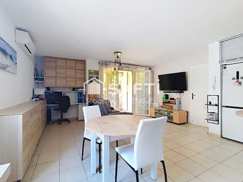 Vente Appartement Vivre tout à pied à Gigean : T2 lumineux avec jardin et véranda Gigean