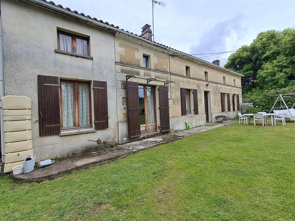 Maison girondine et double garage avec étang sur 3,2 hectares