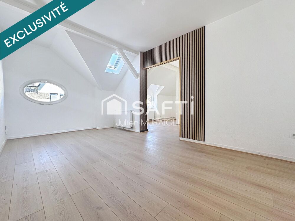 Appartement rénové - 3 pièces - 59m2 (70m2 au sol)