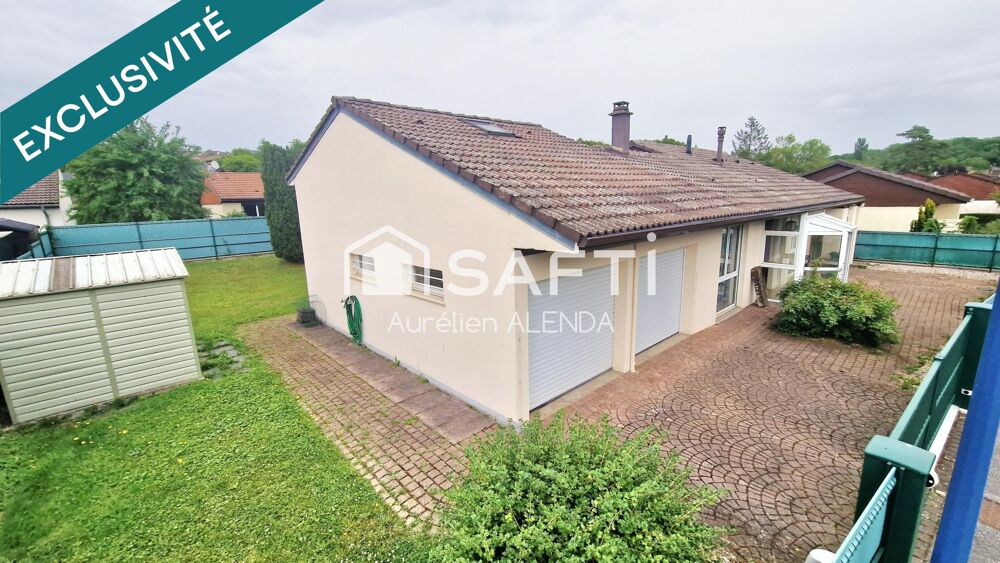 Vente Maison Rare, maison de plain pied sans vis-à-vis avec double garage Ludres