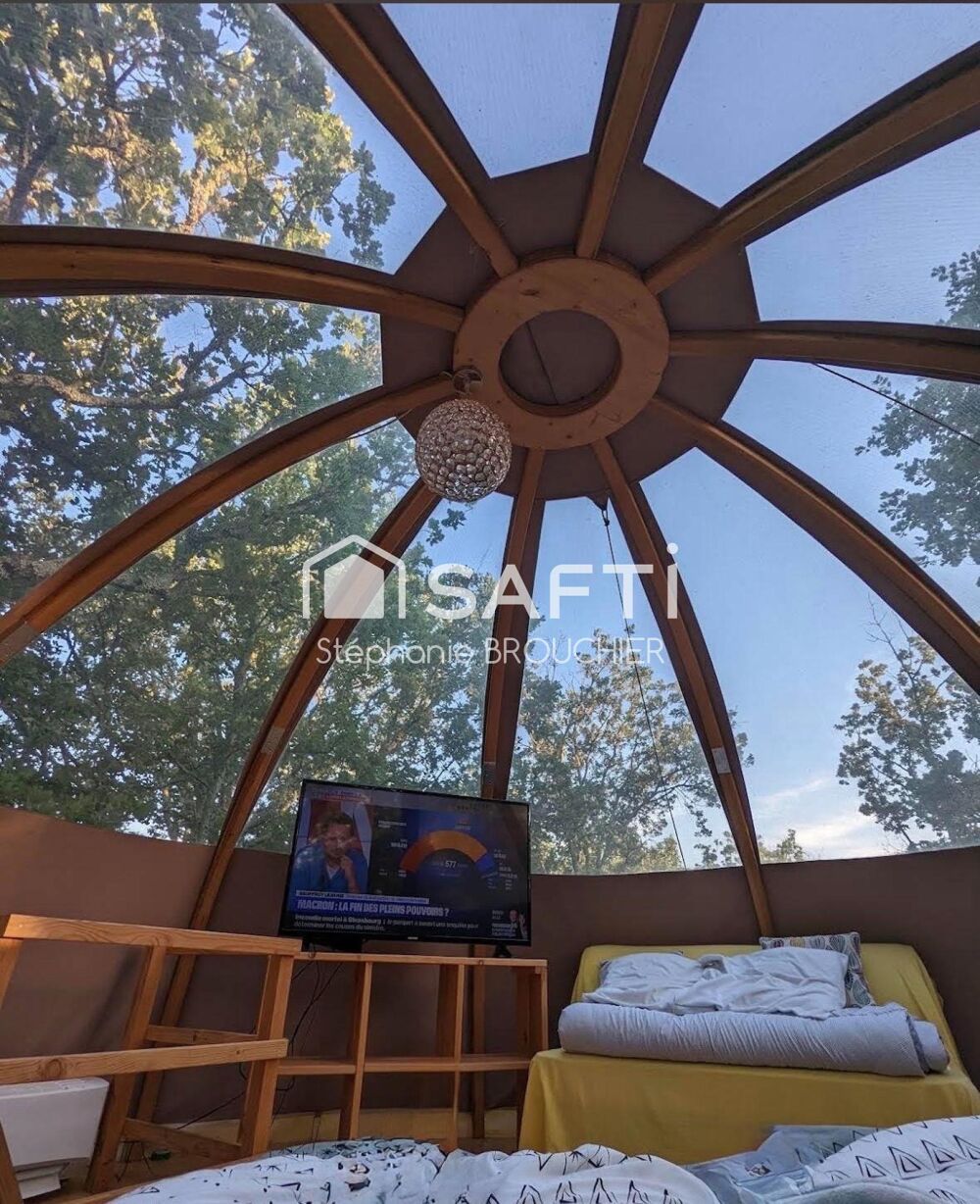 Vente Maison Lodge entièrement équipée avec terrain Saint-alban-auriolles