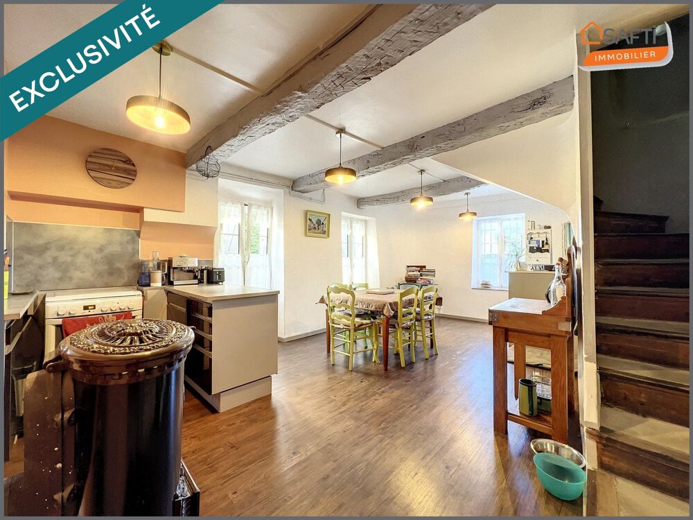 Vente Maison Maison de village 7 pièces de 93m² sur trois niveaux Aiguines