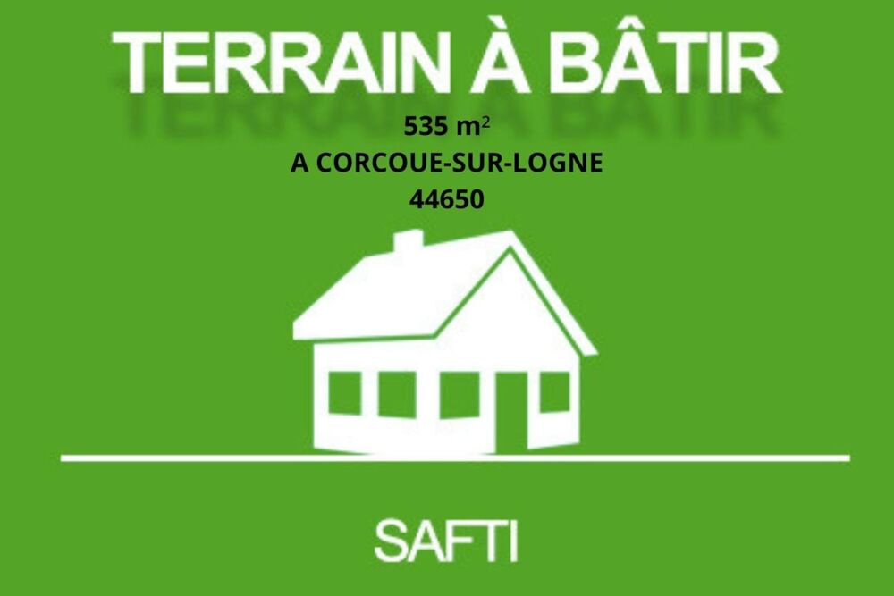 Vente Terrain TERRAIN A BATIR 535 M² - CORCOUE-SUR-LOGNE 44650 Corcoue-sur-logne