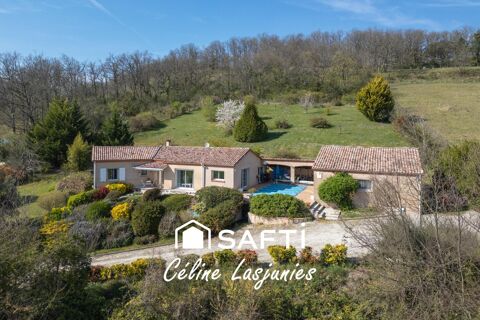   Maison sur les hauteurs, vue d�gag�e, calme absolu avec d�pendance et piscine Maison - 9 pi�ce(s) - 205 m�