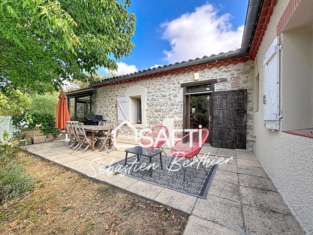 Vente Maison Longère familiale avec piscine 12 x 6 – 10 minutes de Lavaur – Terrain de 2 500 m² Roquevidal