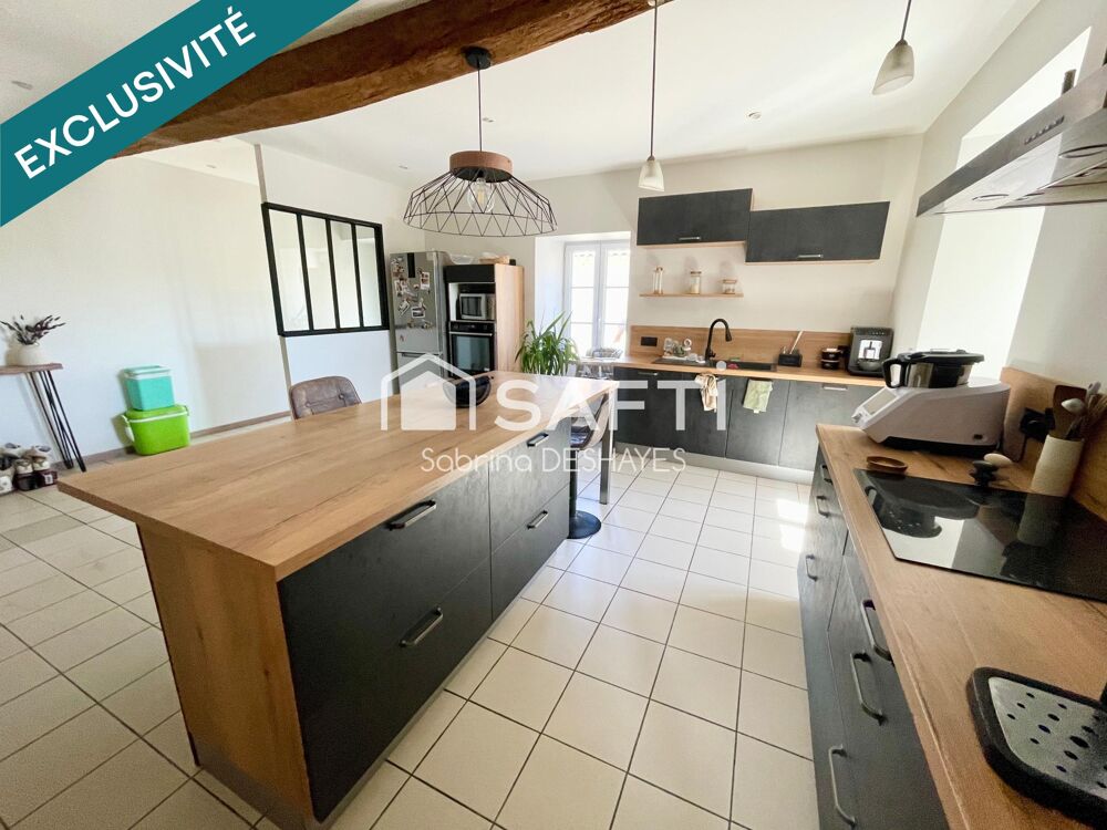 Jolie maison en pierres - beaucoup de cachet - 1 chambre en rdc - puits