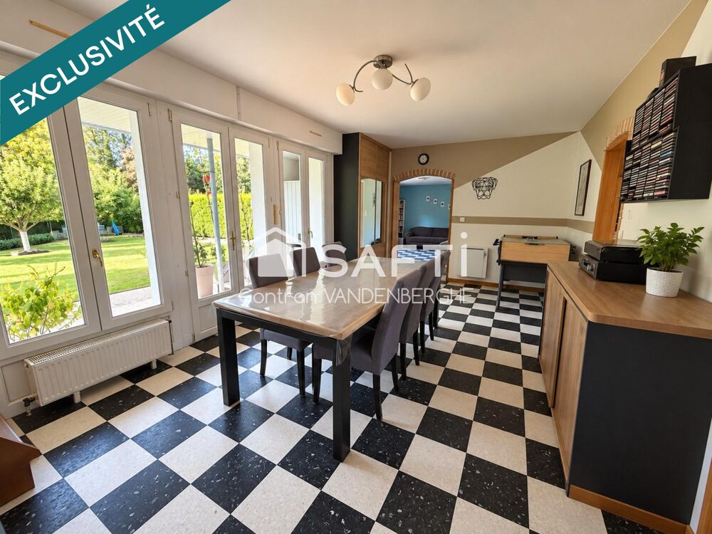 Vente Maison grande maison semi plain-pied 4 chambres et un bureau Arques