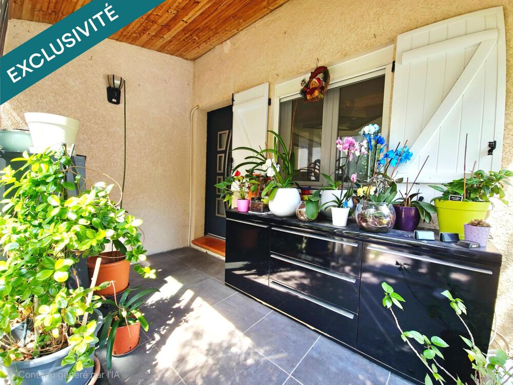 Vente Maison AURIOL – Maison T5 de plain-pied – 102 m² – Terrain 1 200 m² – Piscine Auriol