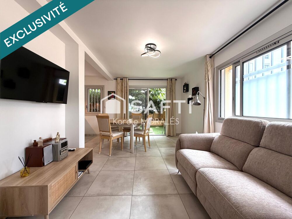 Vente Appartement CANET EN ROUSSILLON ,T3 EN REZ-DE-JARDIN, 50 m DE LA PLAGE Canet-en-roussillon