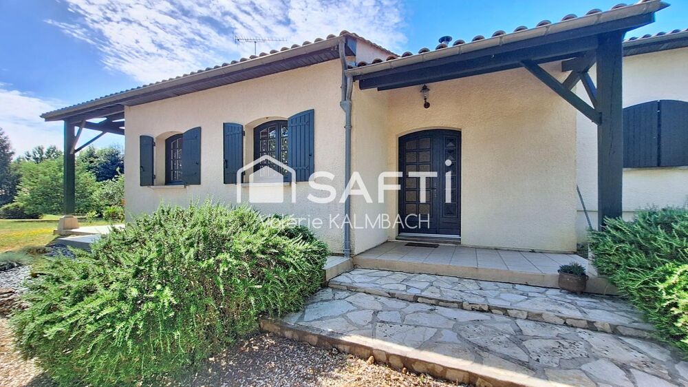 Maison 4 chambres - garage - grand Jardin