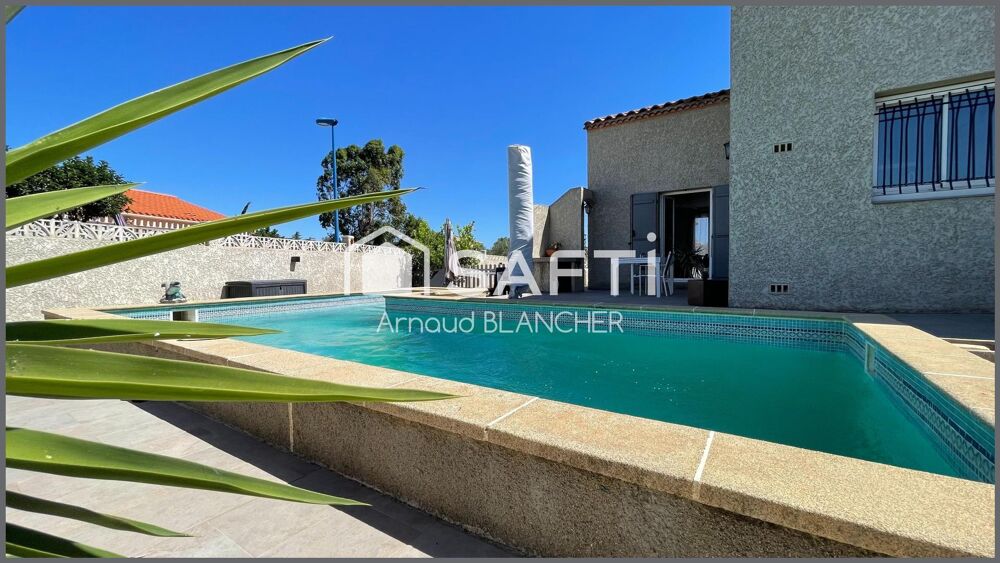 Vente Maison Villa avec piscine, trois chambres + bureau et garage. Argeles-sur-mer