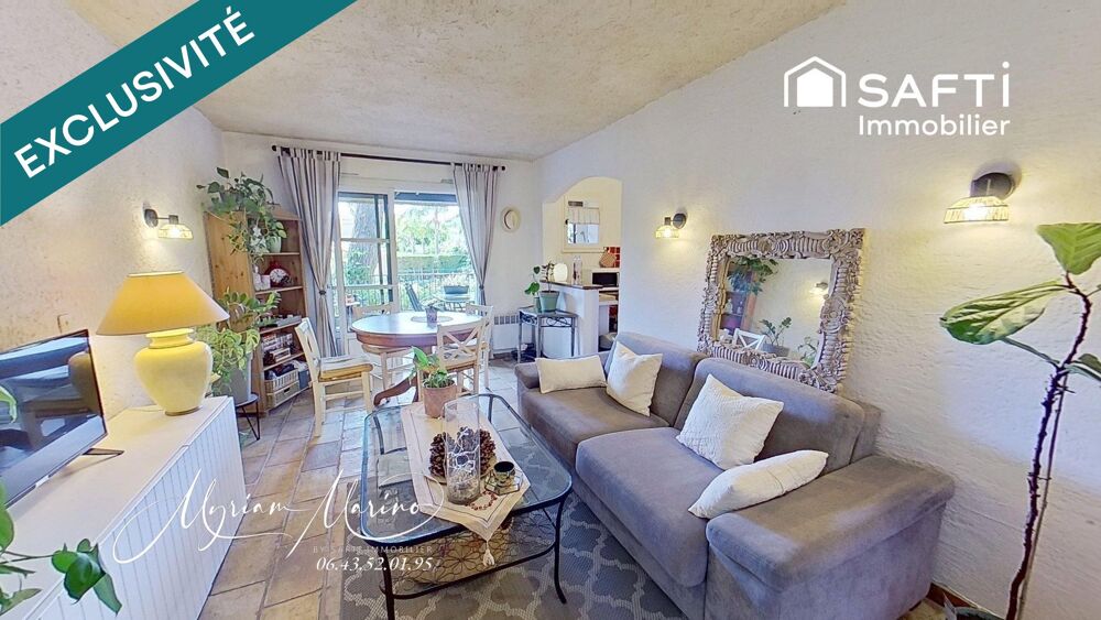 Les Issambres  2 pièces 40 m² avec terrasse plein sud, piscine, parking