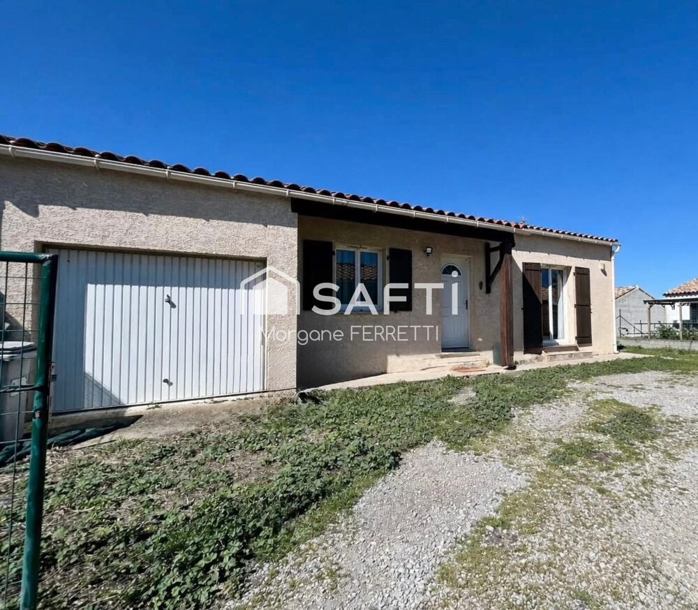 MAISON PLAIN-PIED 90 M² AVEC GARAGE SUR TERRAIN DE 350M²