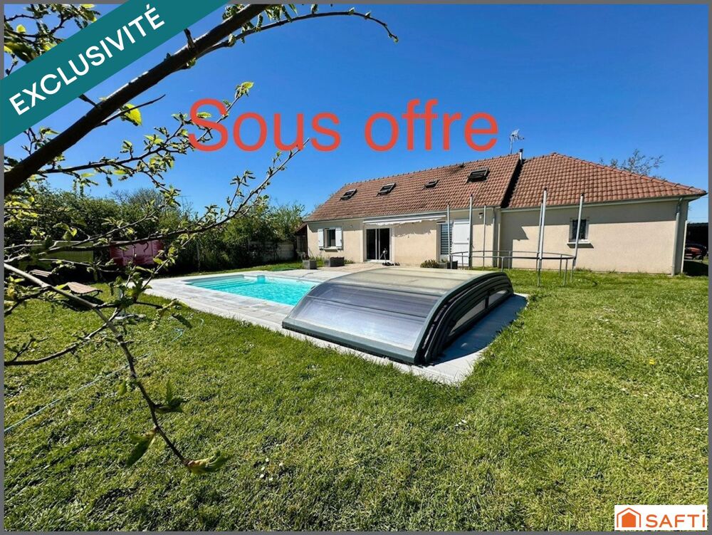 Maison récente avec 3 chambres et piscine !