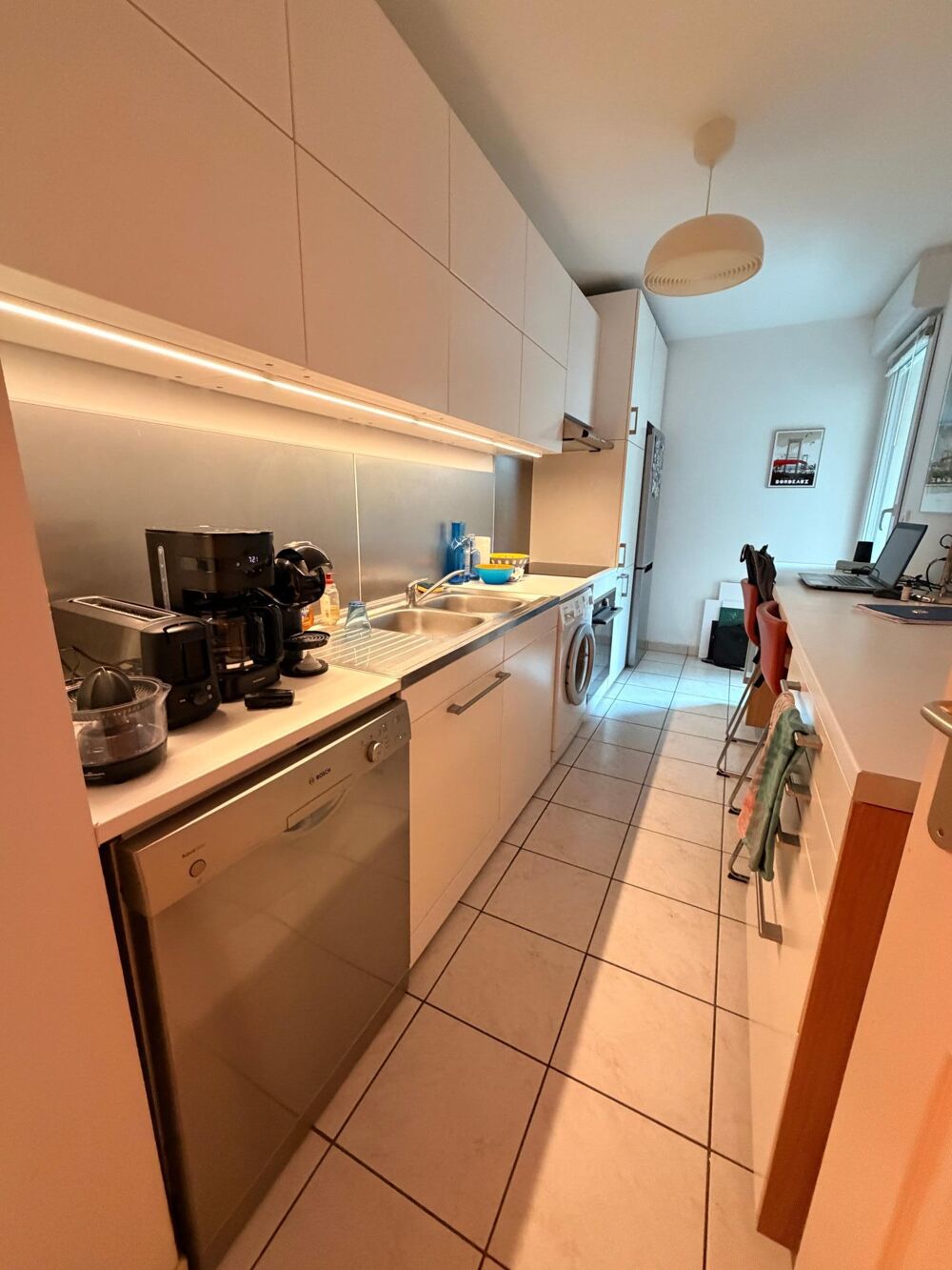 Appartement vendu loué avec jardin et parking