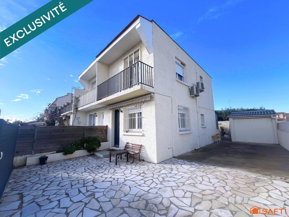 Vente Maison Deux chambres , terrasses, garage et stationnements Valras-plage
