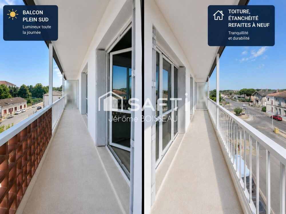 Appartement T3 58m² proche du centre de Tonneins