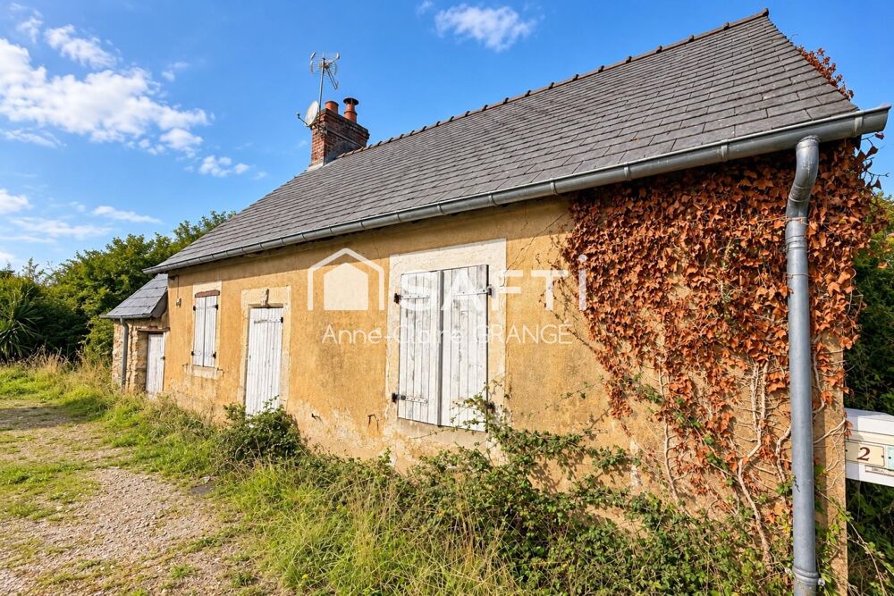 Vente Maison MAISON À RÉNOVER ENTIÈREMENT – ENVIRON 50 M² – TERRAIN CLOS D'ENVIRON 1 100 M² – PARENNES Parennes