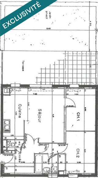  Appartement � vendre 3 pi�ces 60 m�