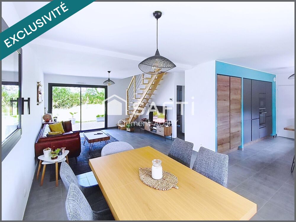 Maison récente avec 4 chambres et terrain !