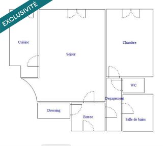  Appartement � vendre 2 pi�ces 49 m�