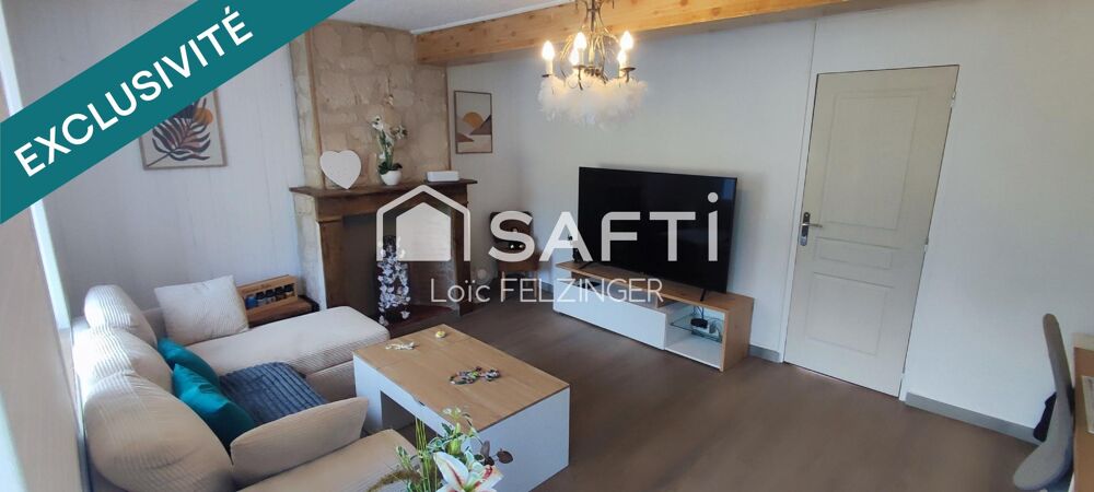 Maison de campagne de 77m2 sur une parcelle de 595m2 totalement close