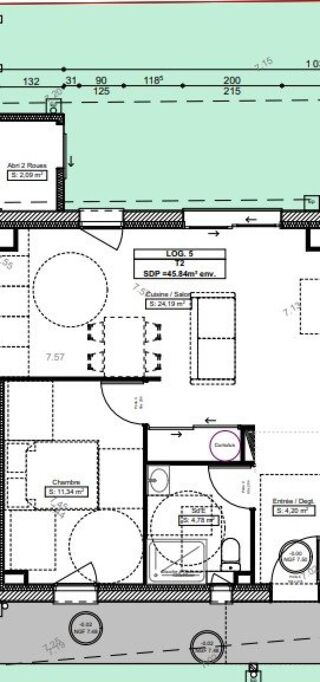  Appartement � vendre 2 pi�ces 46 m�