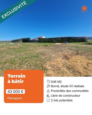  Terrain à vendre 546 m²