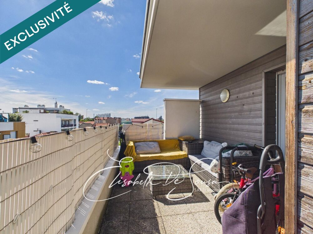 Vente Appartement Maisons-Alfort – Dernier étage, 3 pièces avec trois terrasses et vue dégagée Maisons-alfort