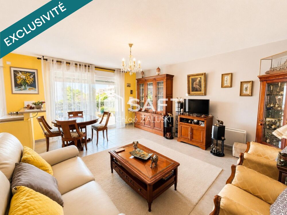 Appartement T4 avec piscine, garage et place de parking privative