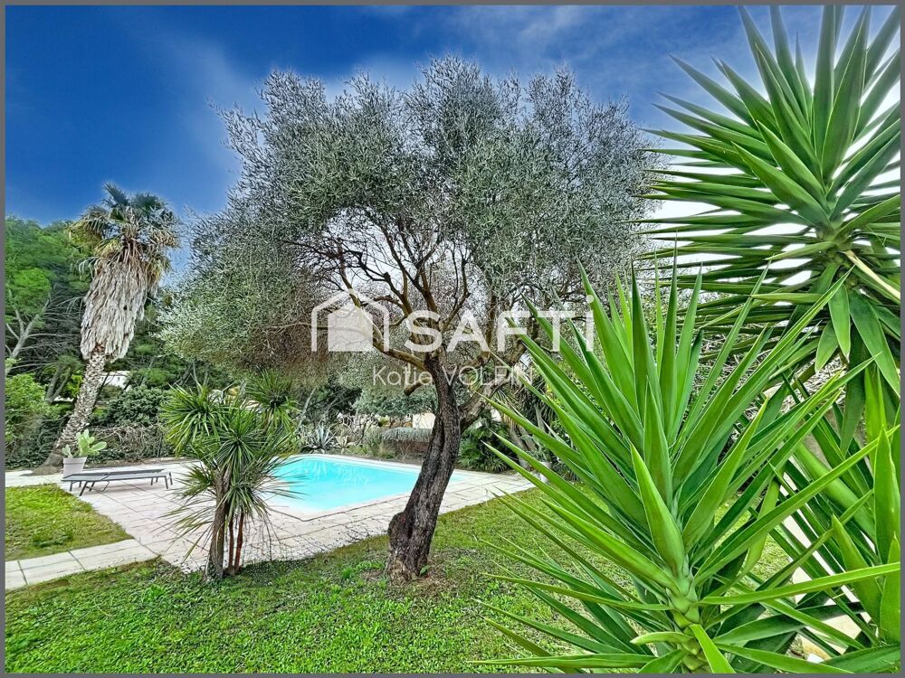 Vente Maison Villa 152m2 sur  un terrain plat de 1000 m2 avec piscine La ciotat