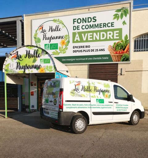 commerce bio cl&eacute; en main, forte rentabilit&eacute;. 158333 04300 Forcalquier