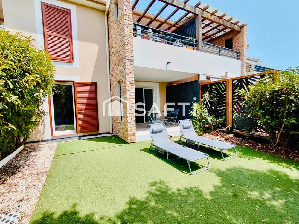Appartement T2 en parfait état avec terrasse et jardin