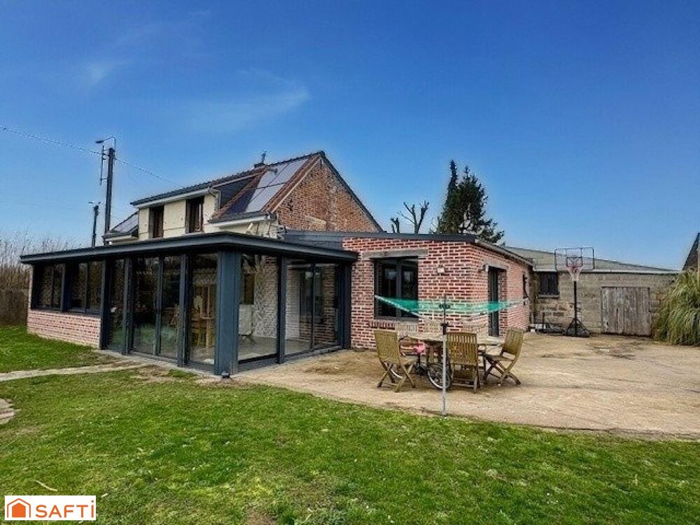 Maison individuelle rénovée à Sepmeries habitable de Plain-Pied avec jardin et garage